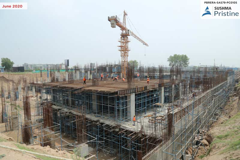Sushma Pristine Zirakpur Construction Update June