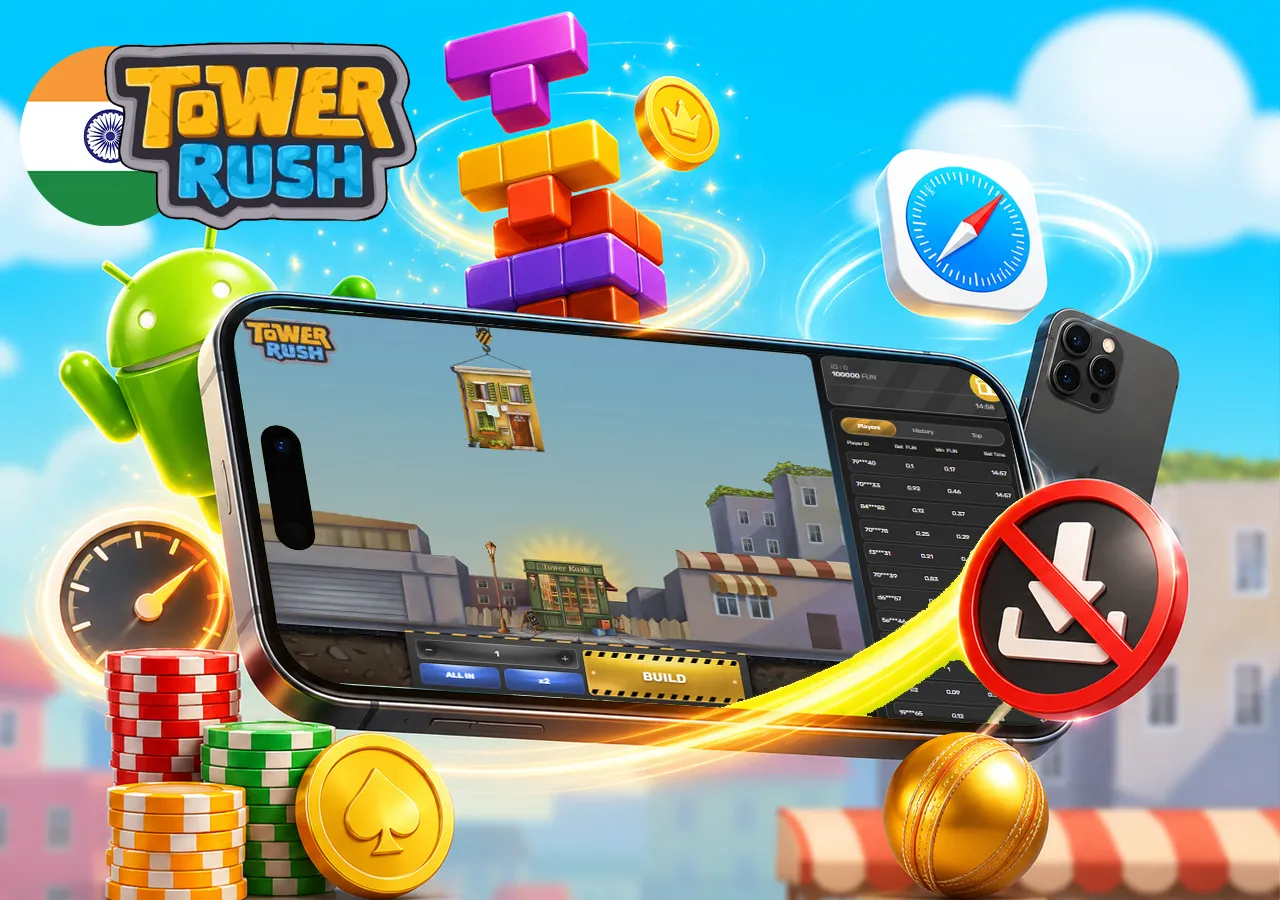 Tower Rush on mobile without download