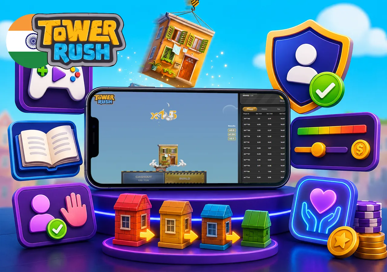 Responsible Tower Rush play with limits and guidance
